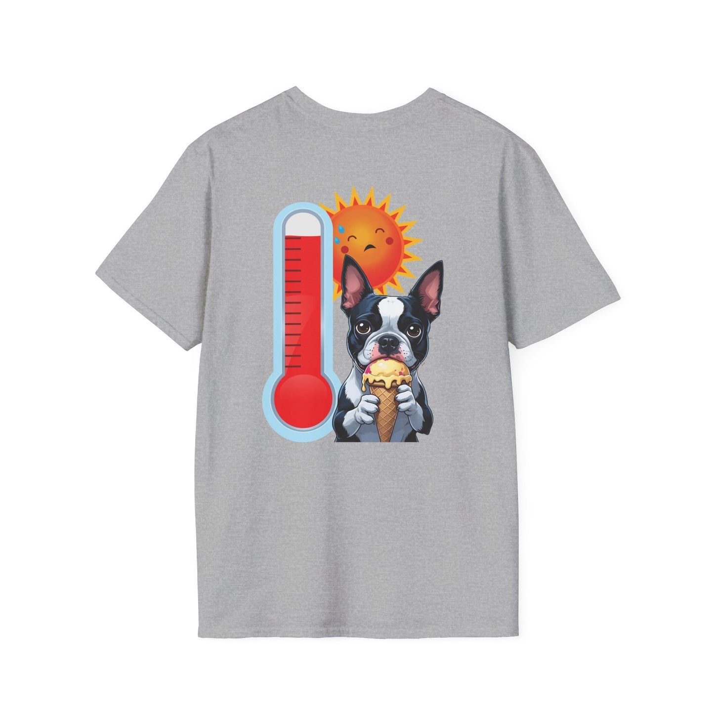 Grin and Bear it Unisex T-Shirt, Ice Cream Cone Design, This Too Shall Pass, Hot Weather Shirt, Funny Graphic Tee