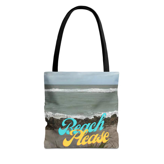 Beach Themed Tote Bag, Perfect for Summer, Travel, Beach Days, Gifts for Her, Sustainable Fashion Accessory
