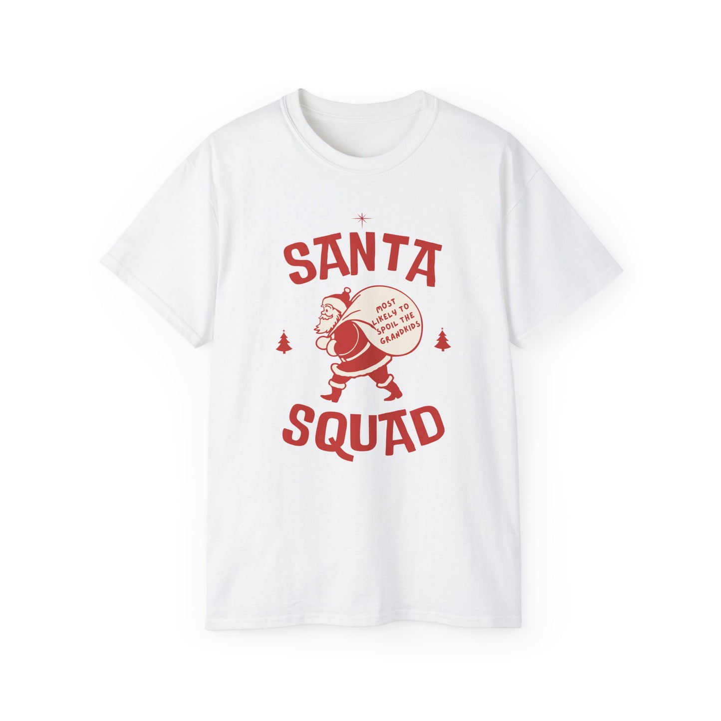 Santa Squad Unisex Ultra Cotton Tee - Perfect for Christmas Celebrations