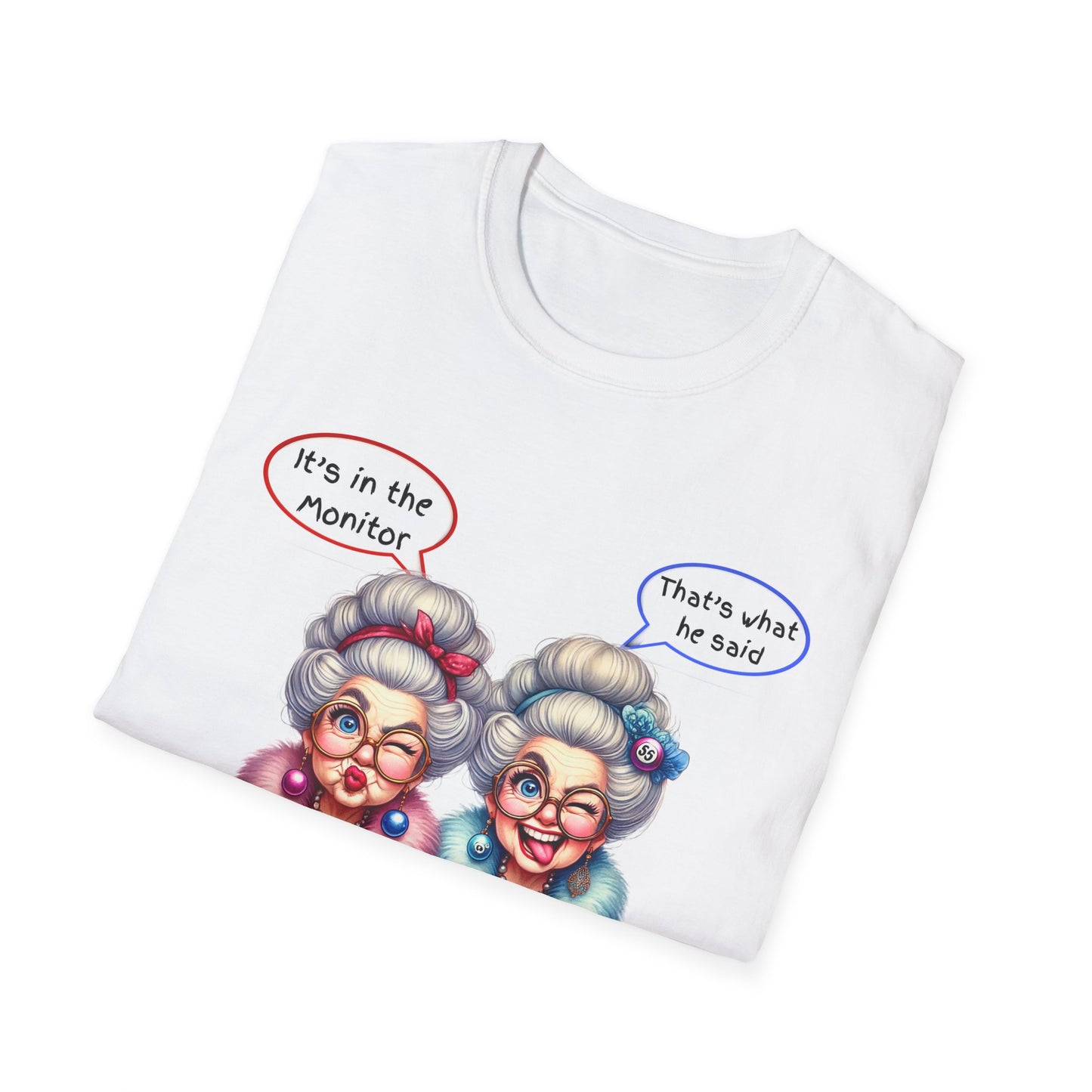 Funny Play on the That's what she said line.  Funny Bingo Ladies