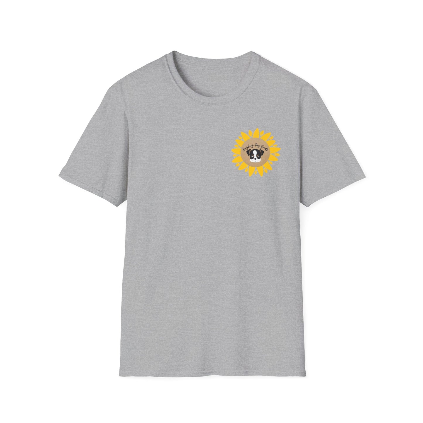Sunflower Paw Print Good Vibes Unisex T-Shirt