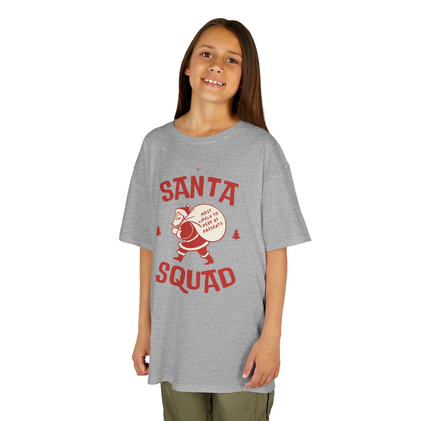 Kids Tee Retro Santa Squad,  Family/ Friends/ Group shirt Most likely to