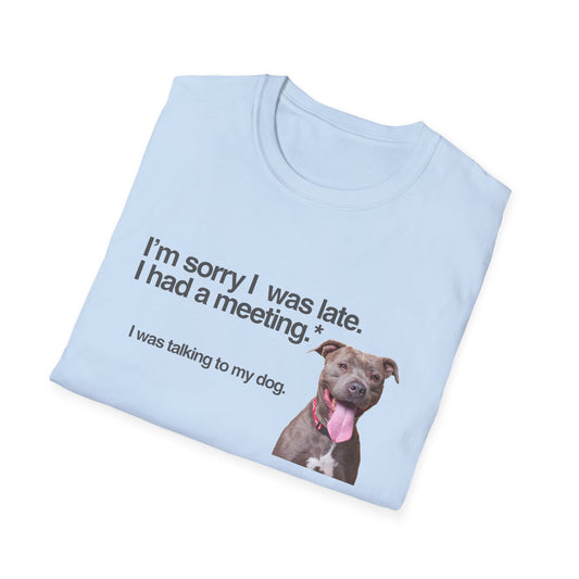 Personalized Dog Meeting Apology T-Shirt
