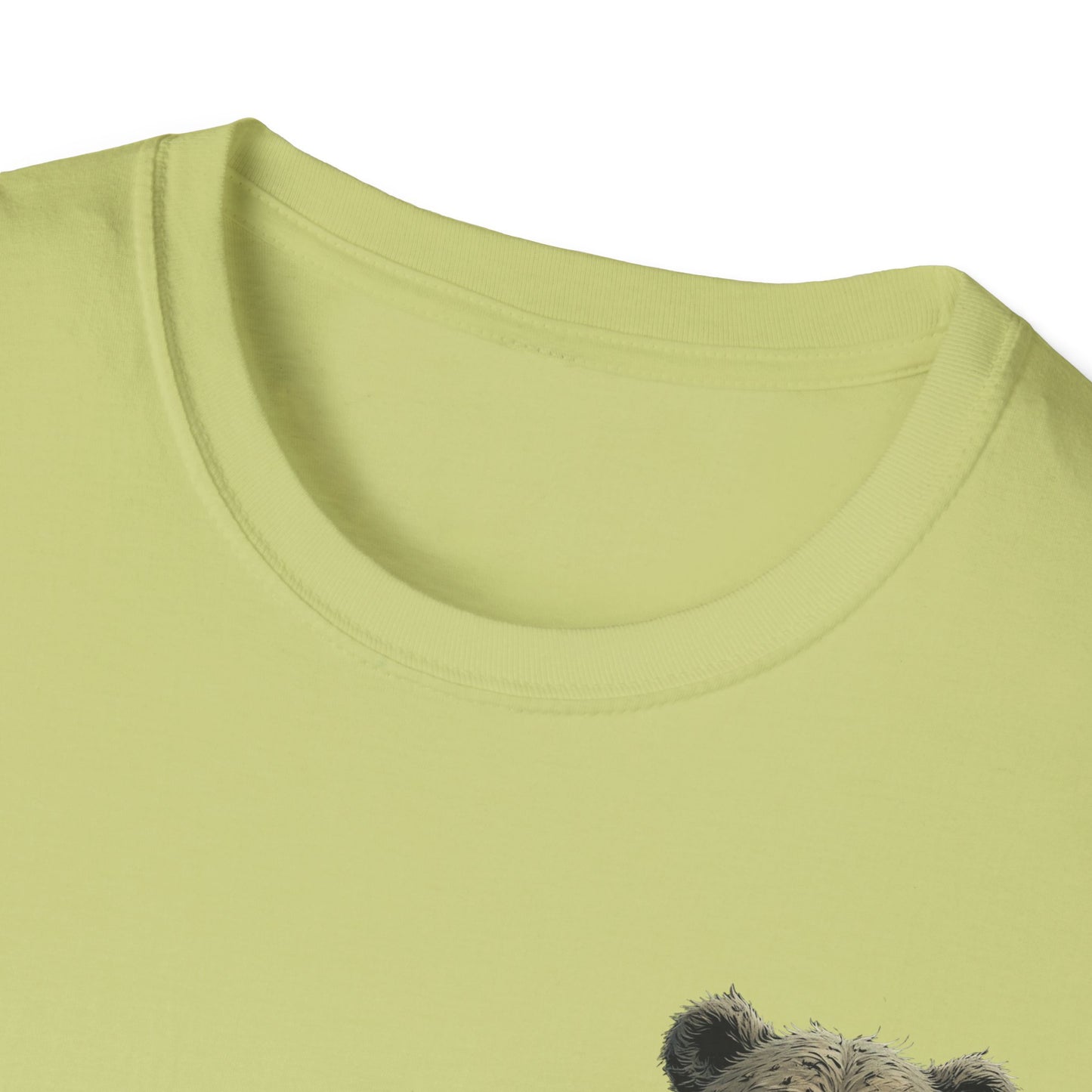 Climate Change Awareness Unisex Softstyle T-Shirt - Grin and Bear it Shirt, Environmental Activist Tee, Save the Planet Top, Nature Lover
