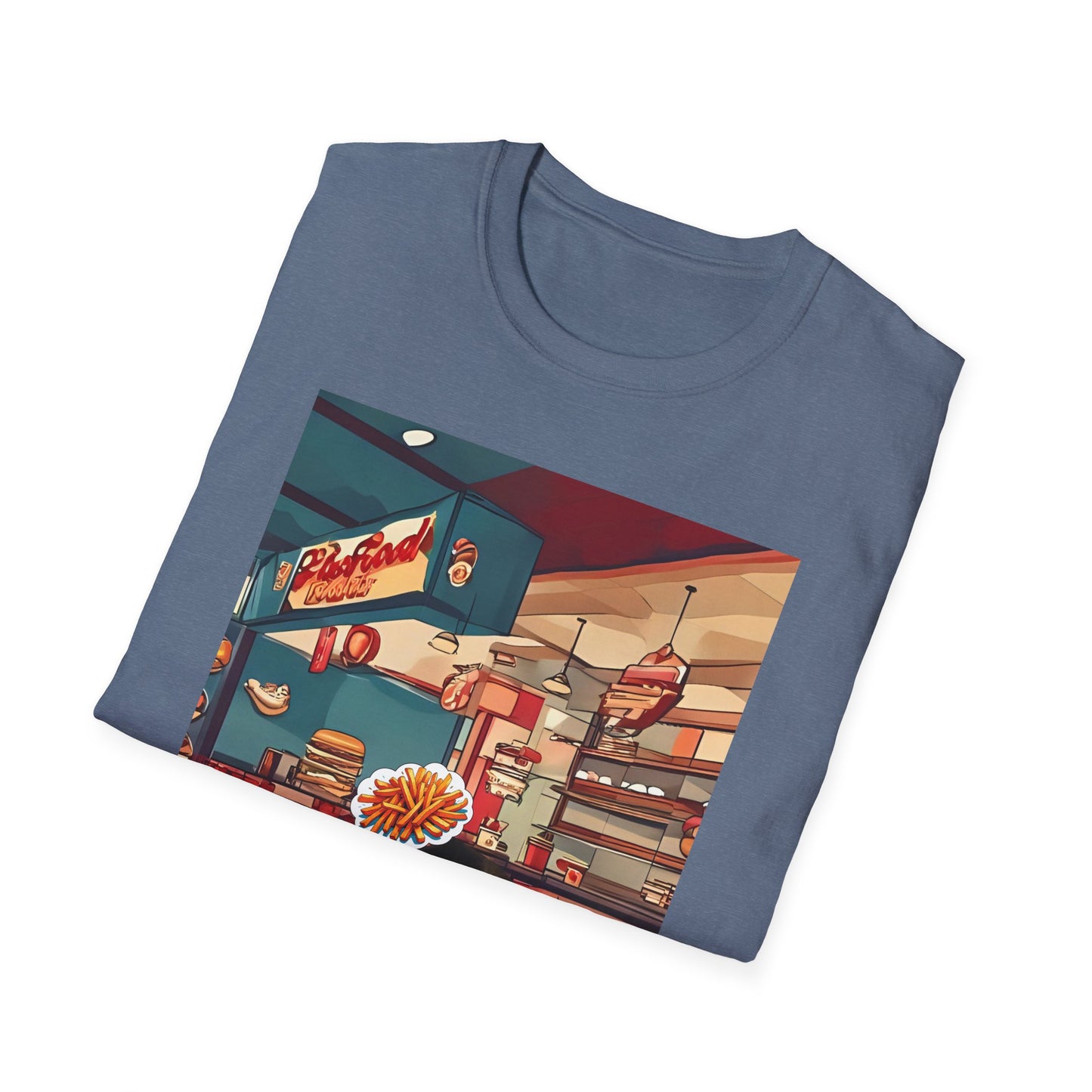 Whimsical Pet Café Unisex T-Shirt, Cute Animal Tee, Gift for Dog Lovers, Fun Casual Wear, Quirky Graphic Shirt, Pet-Themed Apparel