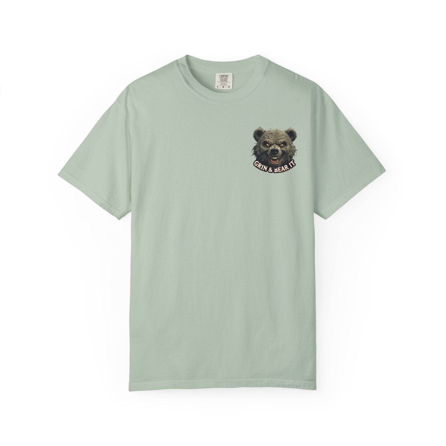 Satirical Stock Market Crash Unisex Tee, Funny Grin & Bear It Tshirt, Financial Crisis Shirt, Market Meltdown Top, Wall Street Humor Gift