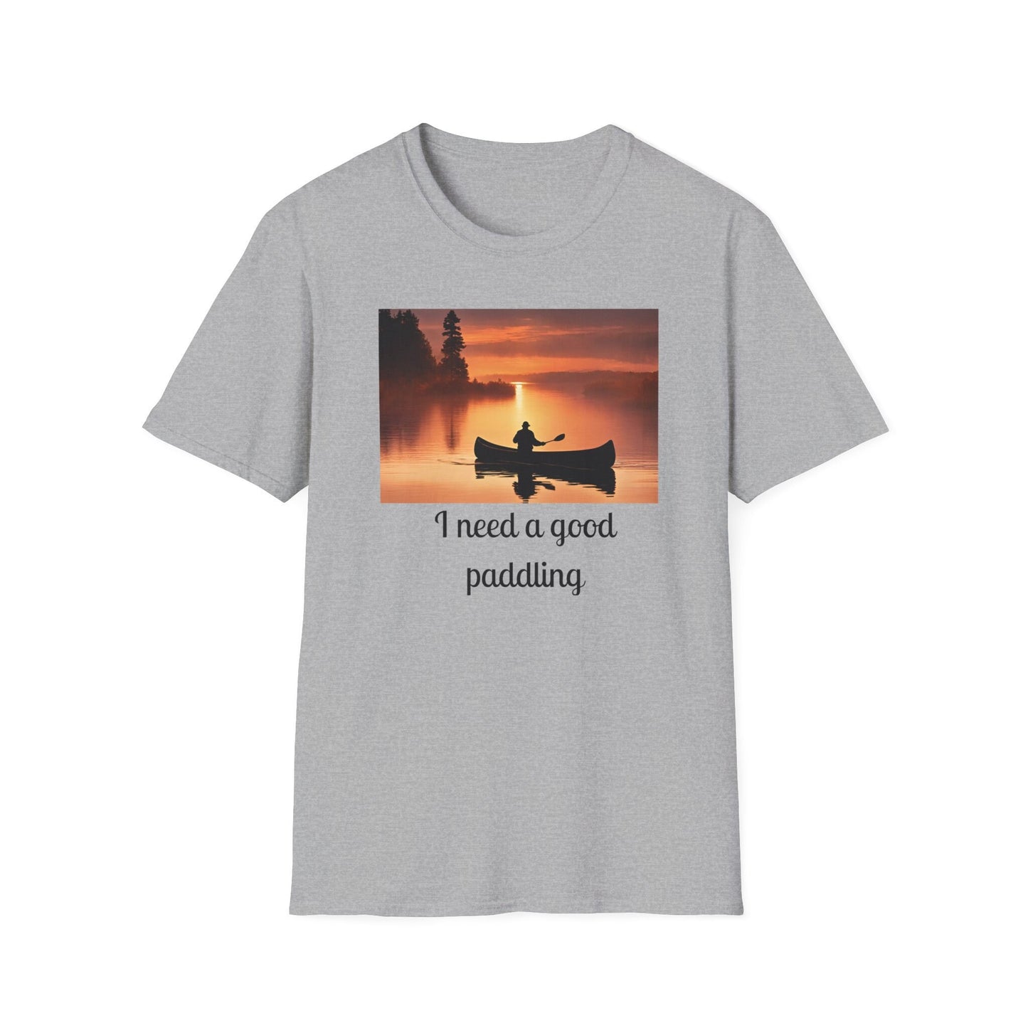 I need a good paddling tee, shirt for canoe enthusiast, gift for kayaker, gift for him, gift for her, Unisex Softstyle T-Shirt