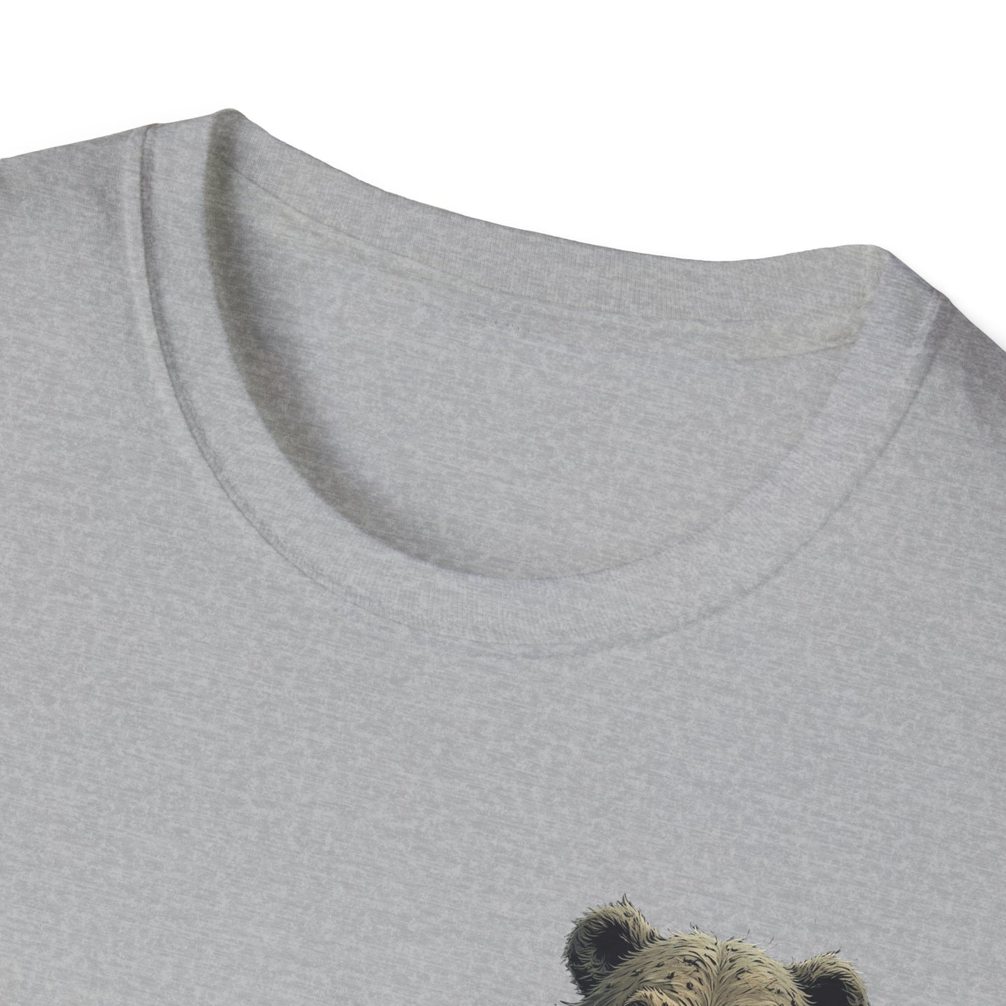 Grin and Bear it Unisex T-Shirt, Ice Cream Cone Design, This Too Shall Pass, Hot Weather Shirt, Funny Graphic Tee