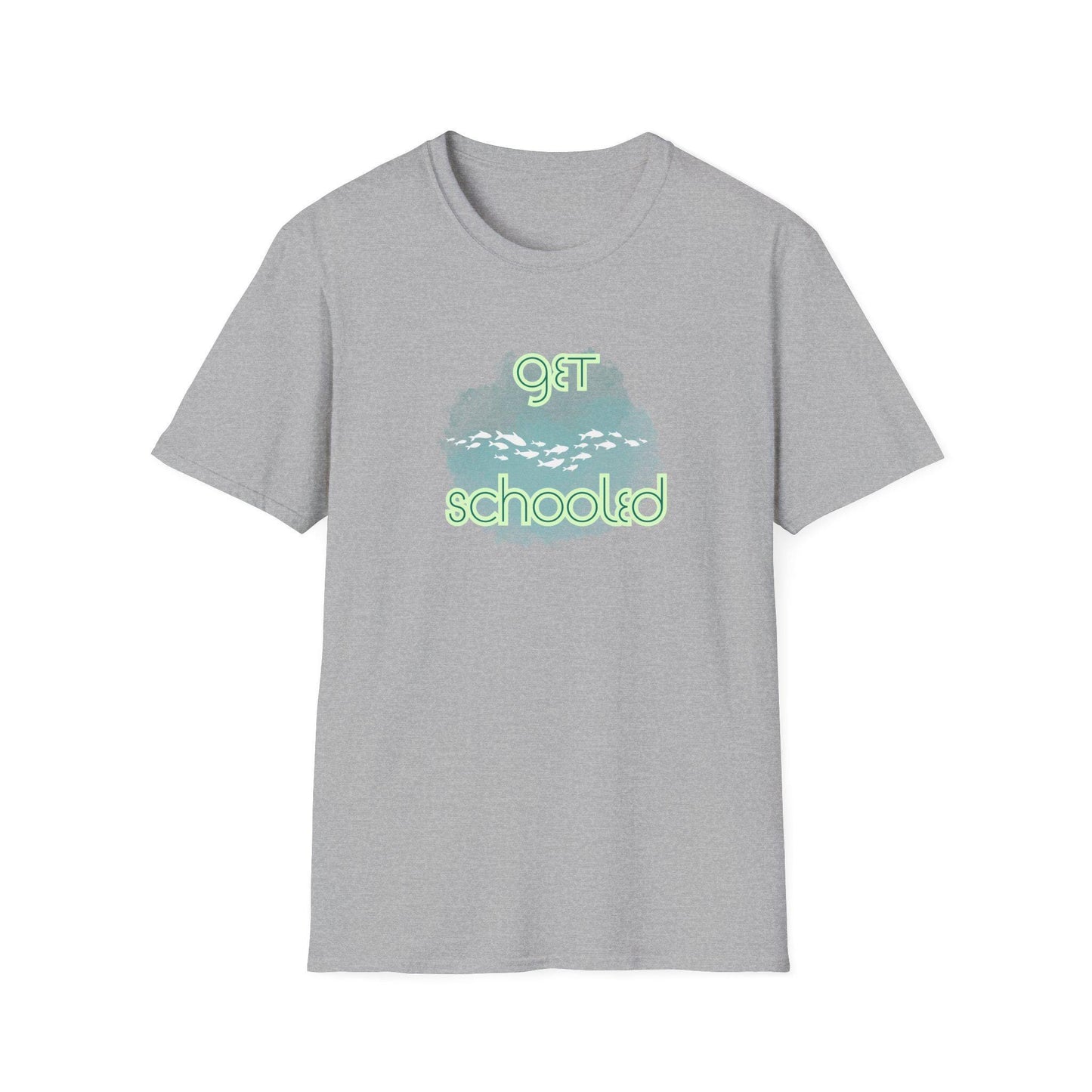 Get Schooled Unisex Softstyle T-Shirt, Casual Summer Tee for Students, Back to School, Teacher Gift, School Spirit