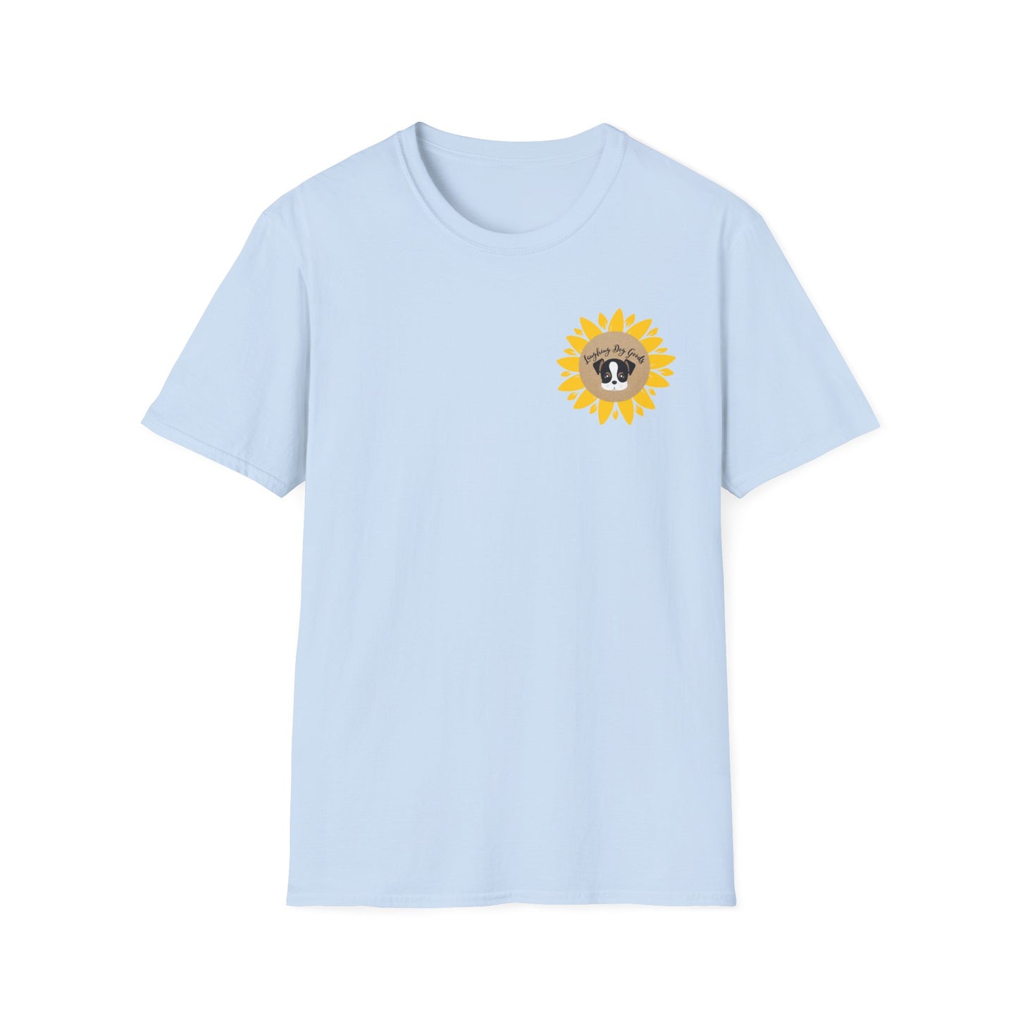 Sunflower Paw Print Good Vibes Unisex T-Shirt