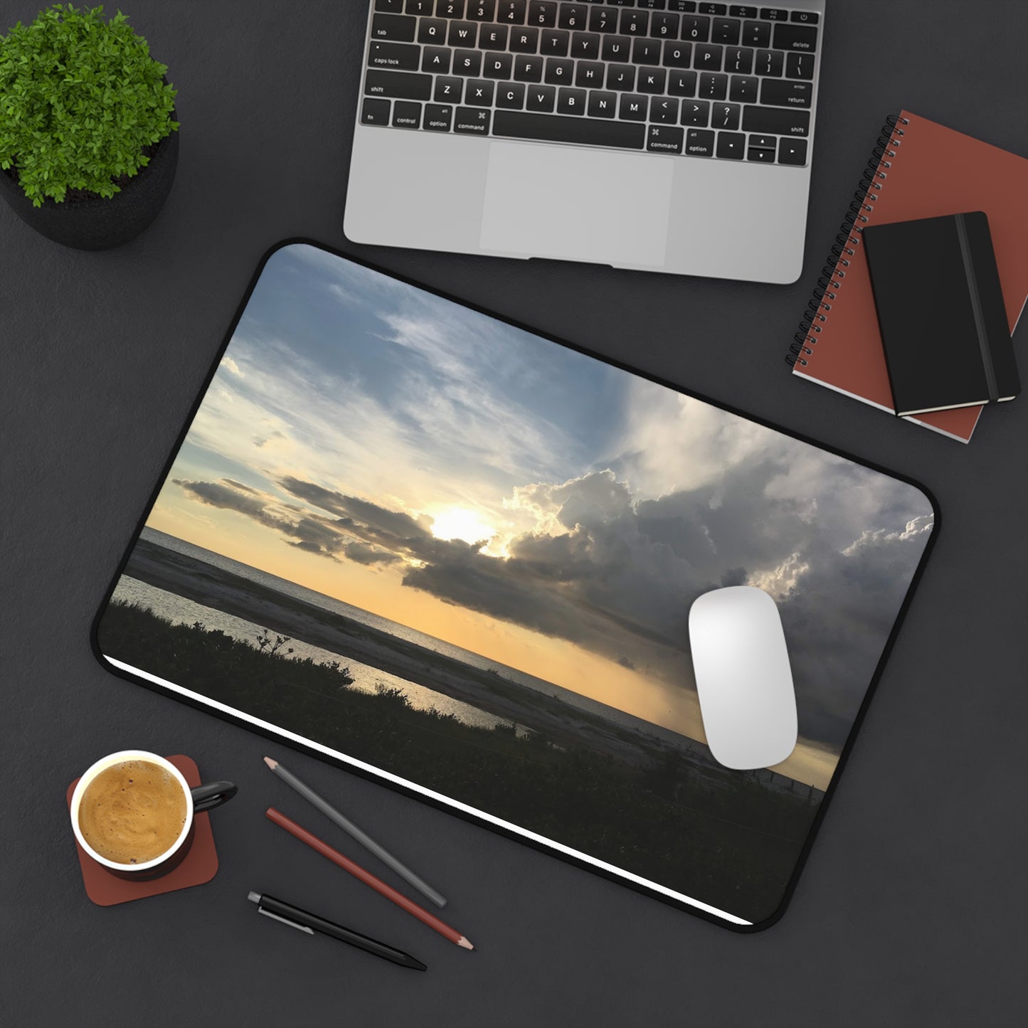 Scenic Desk Mat for Home Office, Computer Mat, Desk Accessories, Nature Landscape Decor, Gift for Workspaces