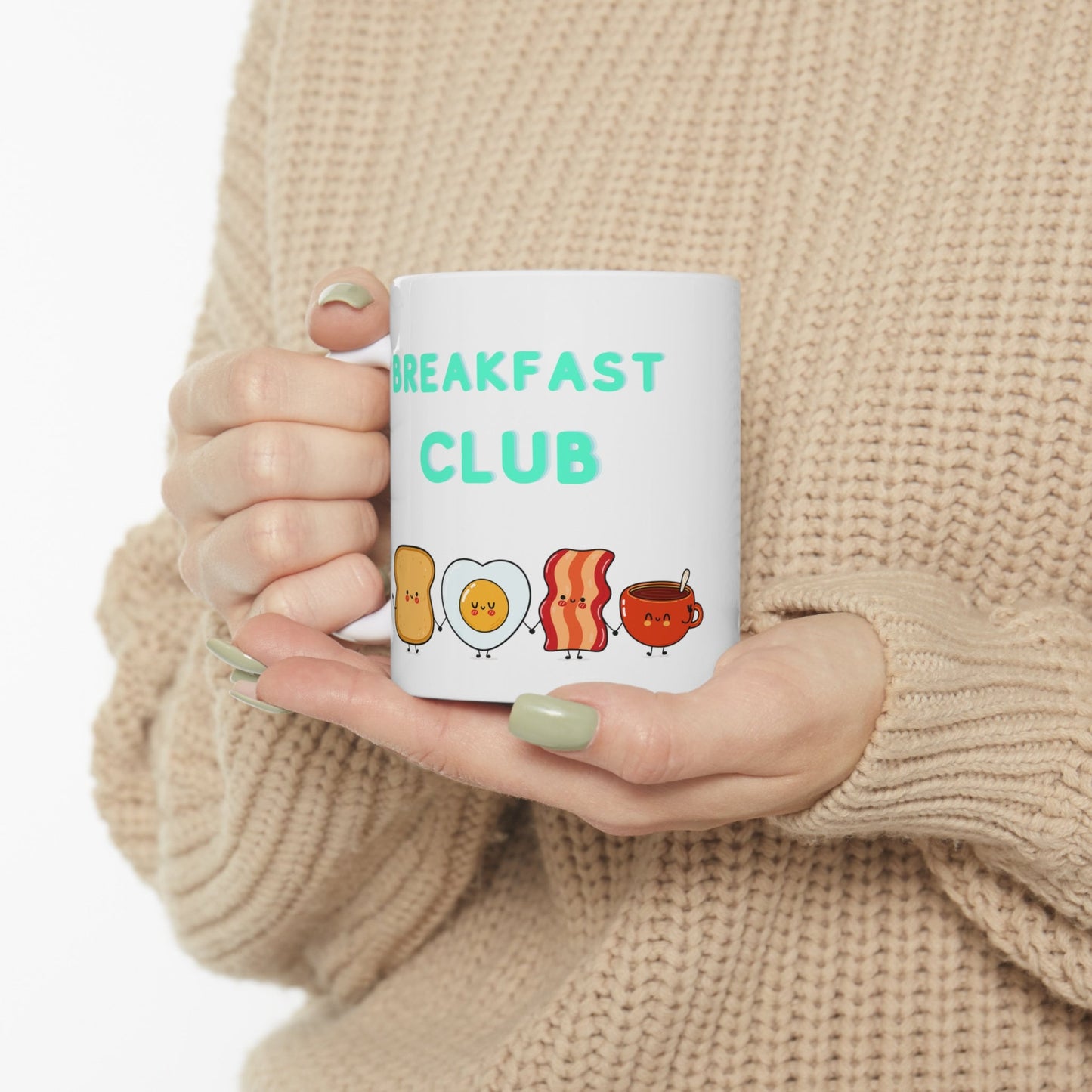 Breakfast Club Ceramic coffee Mug, funny coffee mug, gift for him her, birthday gift, cute breakfast club mug