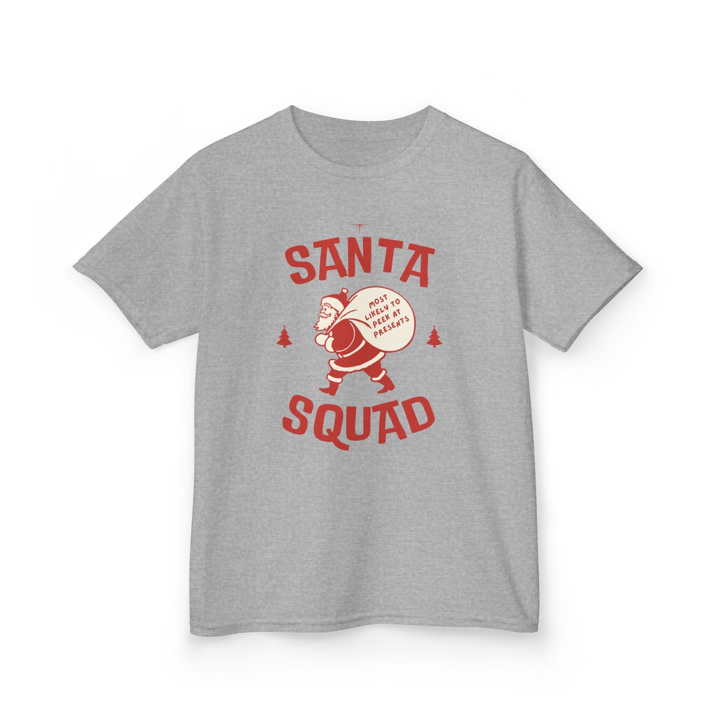 Kids Tee Retro Santa Squad,  Family/ Friends/ Group shirt Most likely to