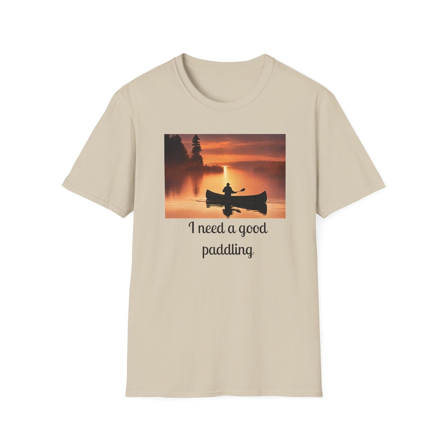 I need a good paddling tee, shirt for canoe enthusiast, gift for kayaker, gift for him, gift for her, Unisex Softstyle T-Shirt