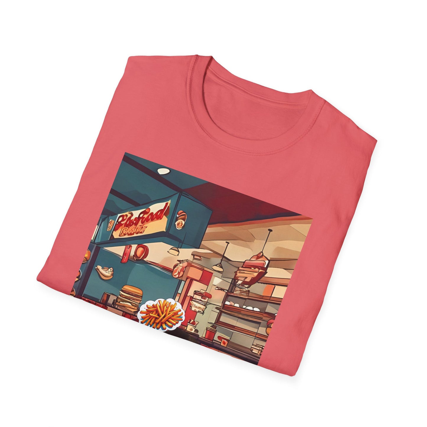 Whimsical Pet Café Unisex T-Shirt, Cute Animal Tee, Gift for Dog Lovers, Fun Casual Wear, Quirky Graphic Shirt, Pet-Themed Apparel