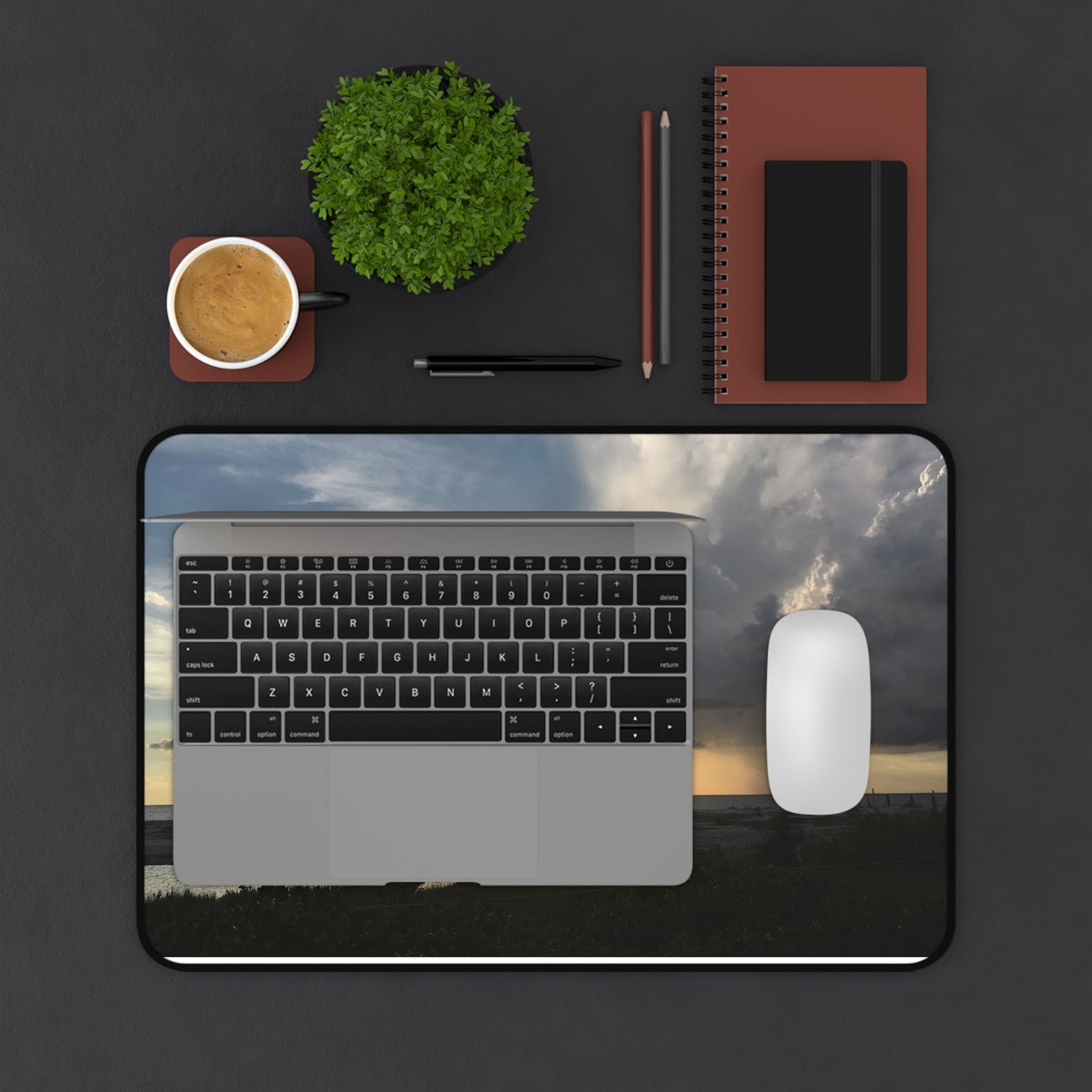 Scenic Desk Mat for Home Office, Computer Mat, Desk Accessories, Nature Landscape Decor, Gift for Workspaces