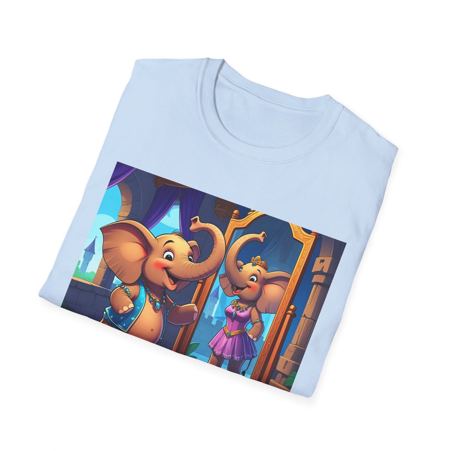 Elephant in the Room T-Shirt - Fun Unisex Softstyle Tee, Inspirational Shirt, Cute Animal Top, Unique Gift for All Ages