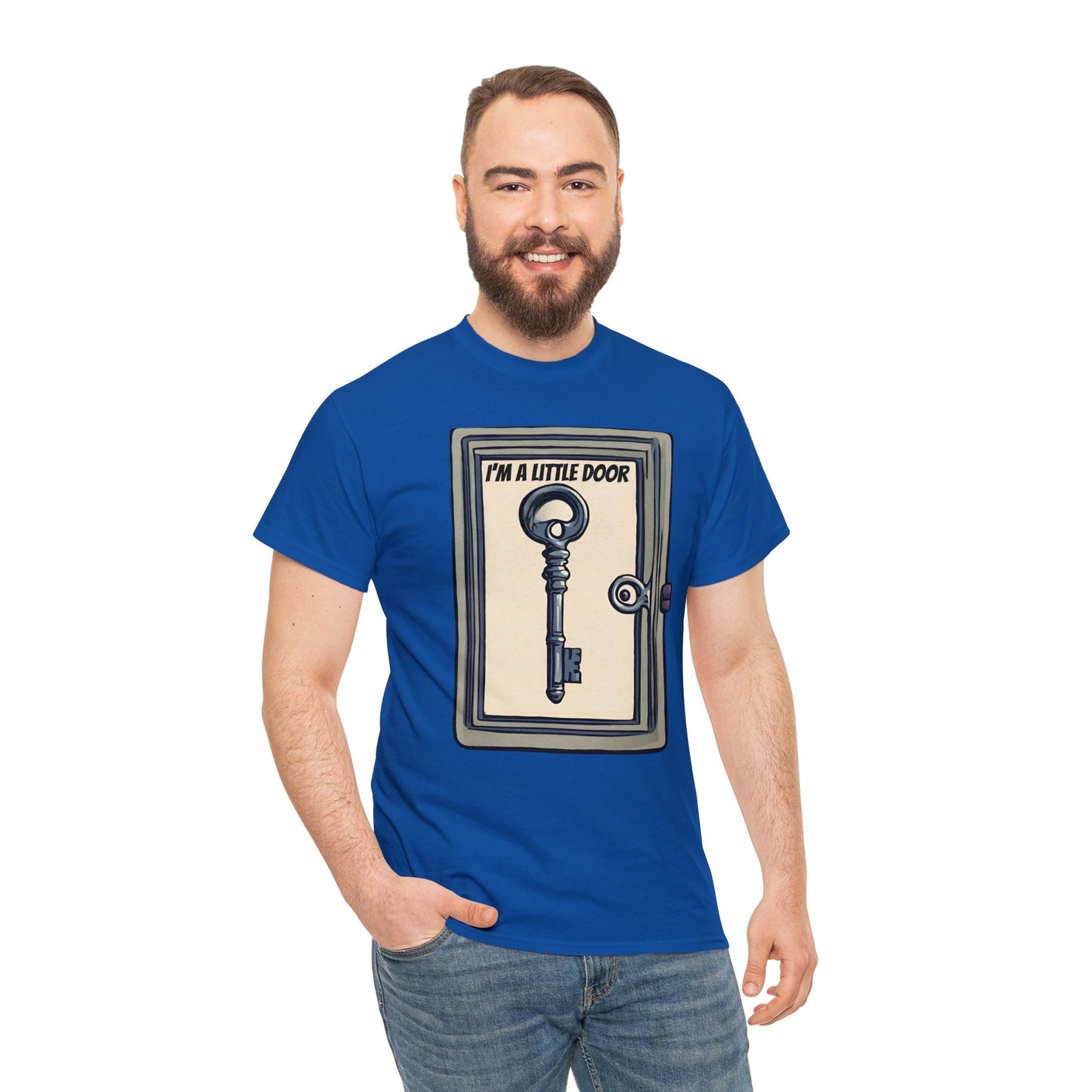 Gift for the Dork in your life,  I'm a little door key, Dork shirt, gift for the nerd, gift, gifted, Unisex Heavy Cotton Tee