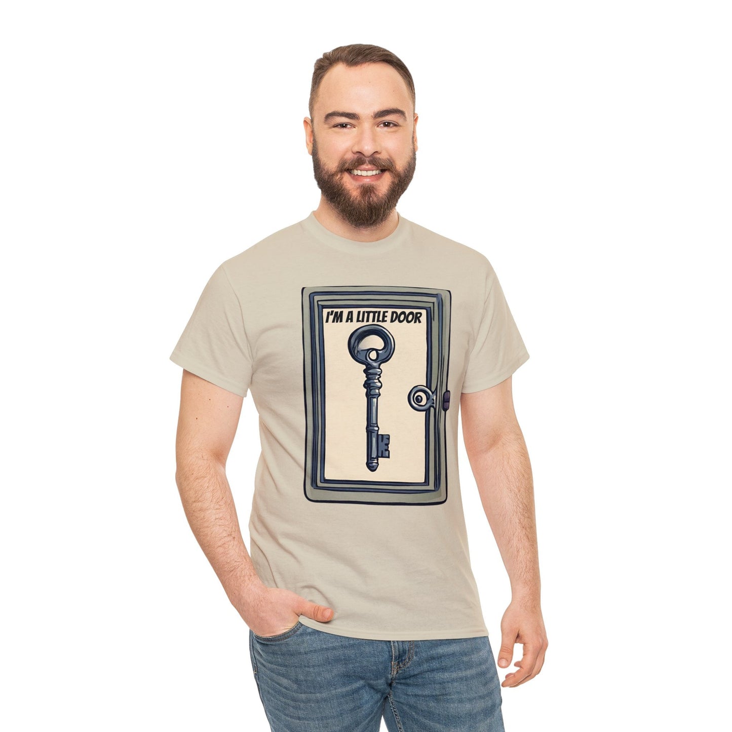 Gift for the Dork in your life,  I'm a little door key, Dork shirt, gift for the nerd, gift, gifted, Unisex Heavy Cotton Tee