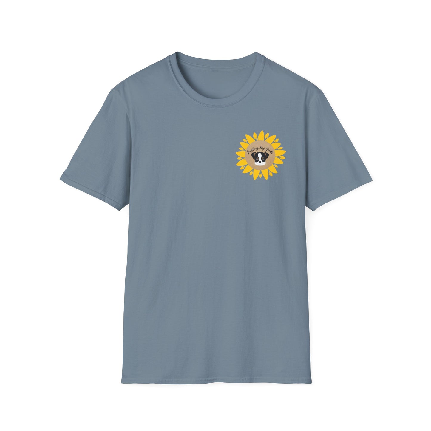 Sunflower Paw Print Good Vibes Unisex T-Shirt
