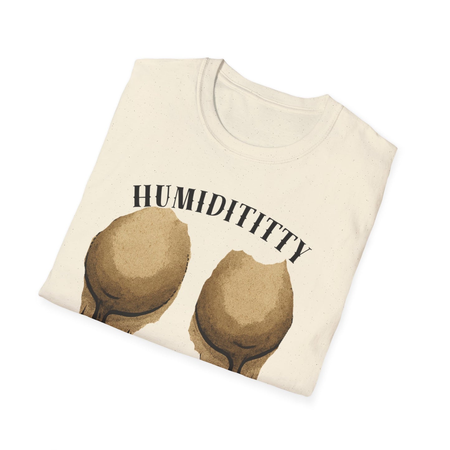 Humidititty Unisex T-Shirt, Funny Boob Sweat Tee, Hot Summer Shirt, Humor Graphic Top, Moisture Wicking Tshirt