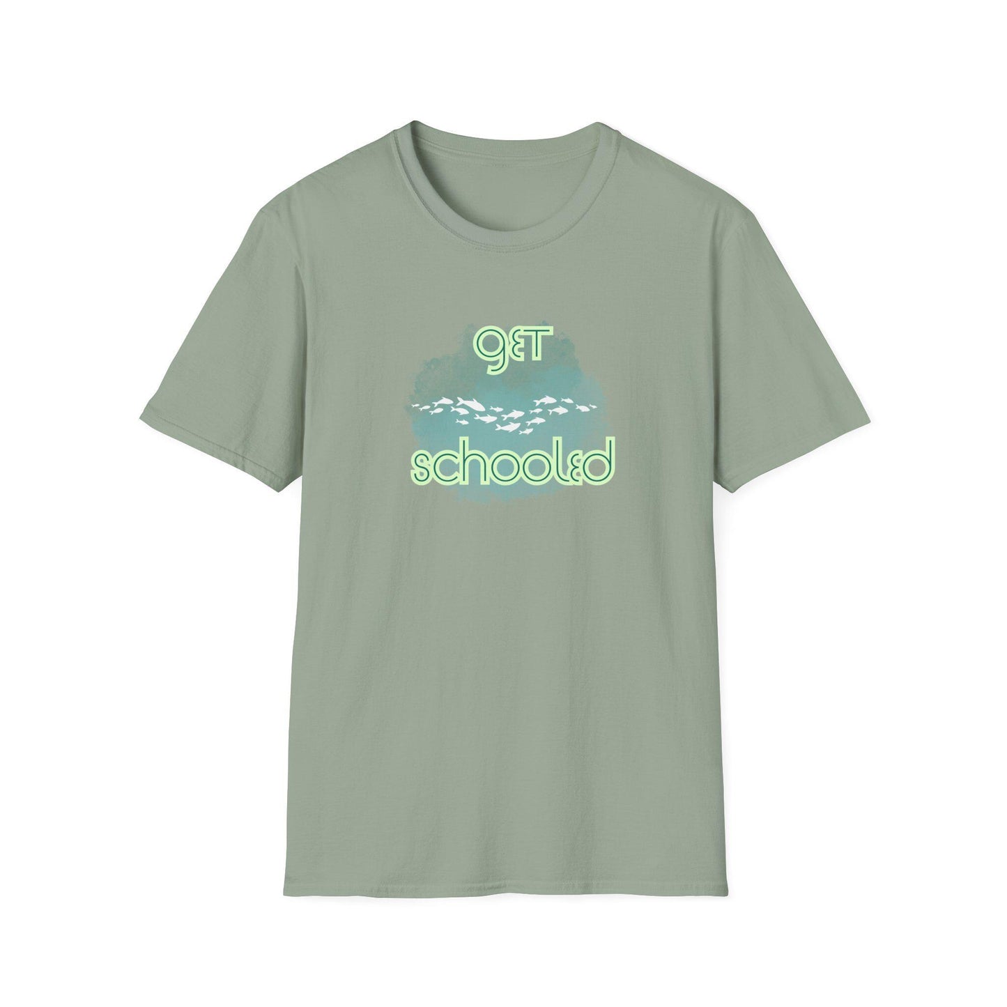 Get Schooled Unisex Softstyle T-Shirt, Casual Summer Tee for Students, Back to School, Teacher Gift, School Spirit