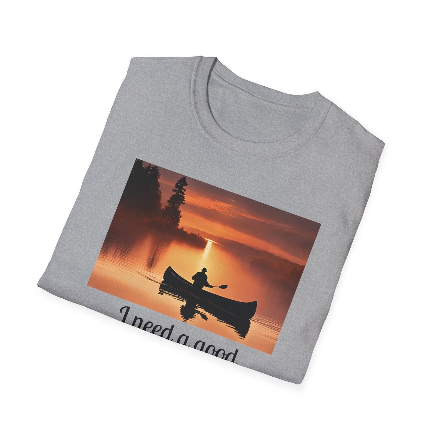 I need a good paddling tee, shirt for canoe enthusiast, gift for kayaker, gift for him, gift for her, Unisex Softstyle T-Shirt