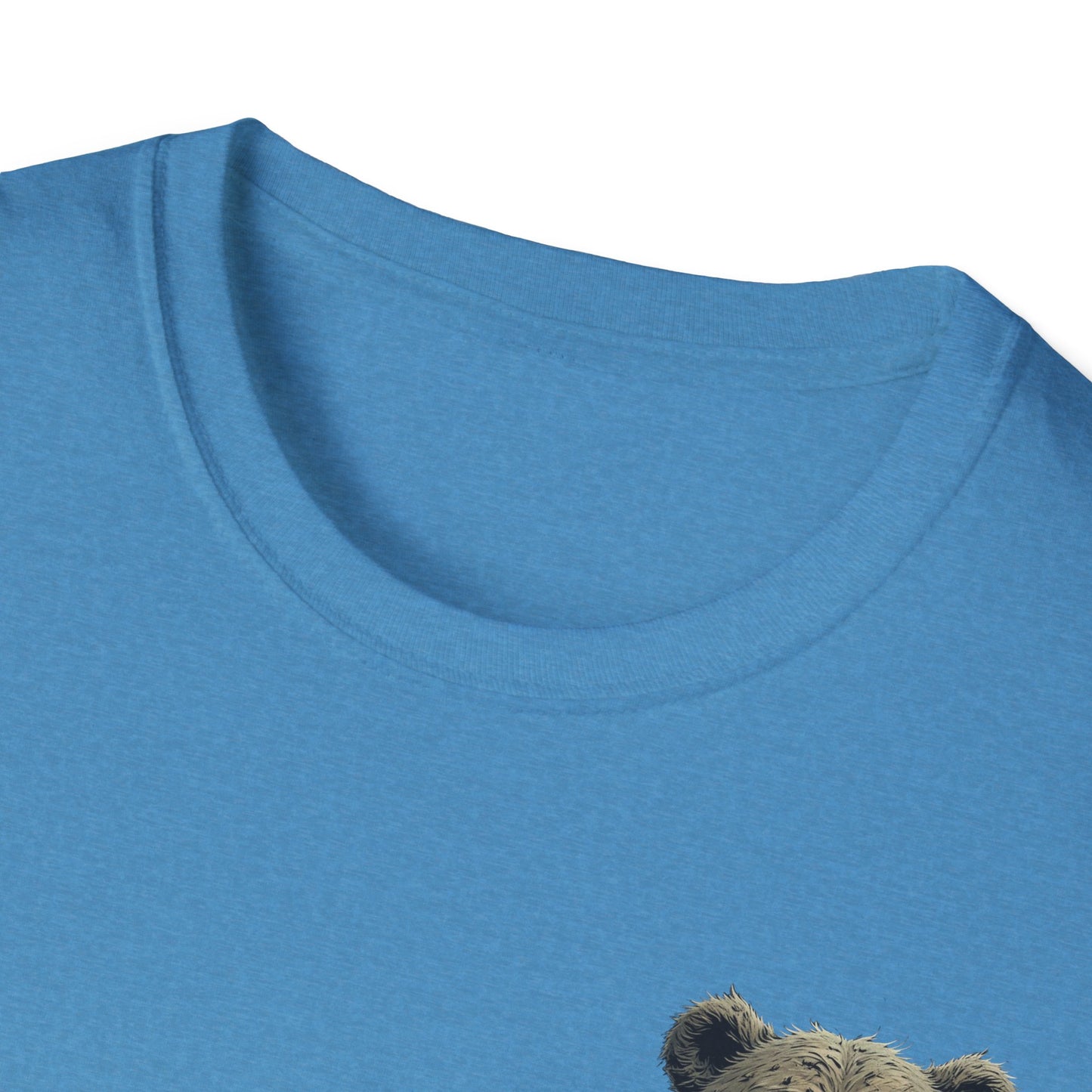 Climate Change Awareness Unisex Softstyle T-Shirt - Grin and Bear it Shirt, Environmental Activist Tee, Save the Planet Top, Nature Lover