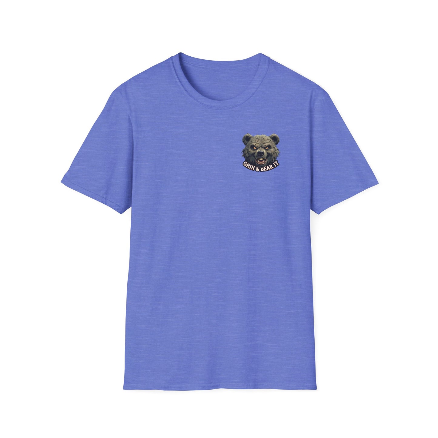 Grin and Bear it Unisex T-Shirt, Ice Cream Cone Design, This Too Shall Pass, Hot Weather Shirt, Funny Graphic Tee
