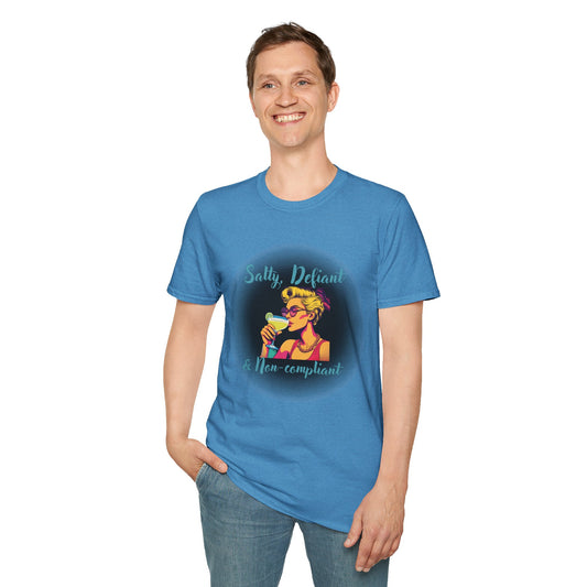 Salty Defiant Non-Compliant Margarita T-Shirt