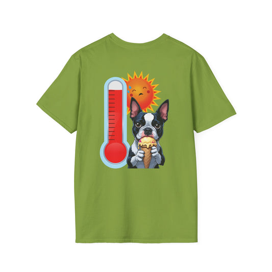Grin and Bear it Unisex T-Shirt, Ice Cream Cone Design, This Too Shall Pass, Hot Weather Shirt, Funny Graphic Tee