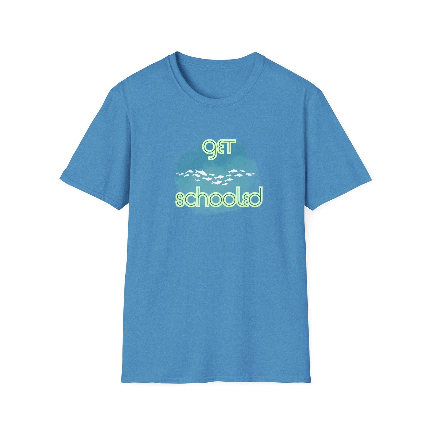 Get Schooled Unisex Softstyle T-Shirt, Casual Summer Tee for Students, Back to School, Teacher Gift, School Spirit