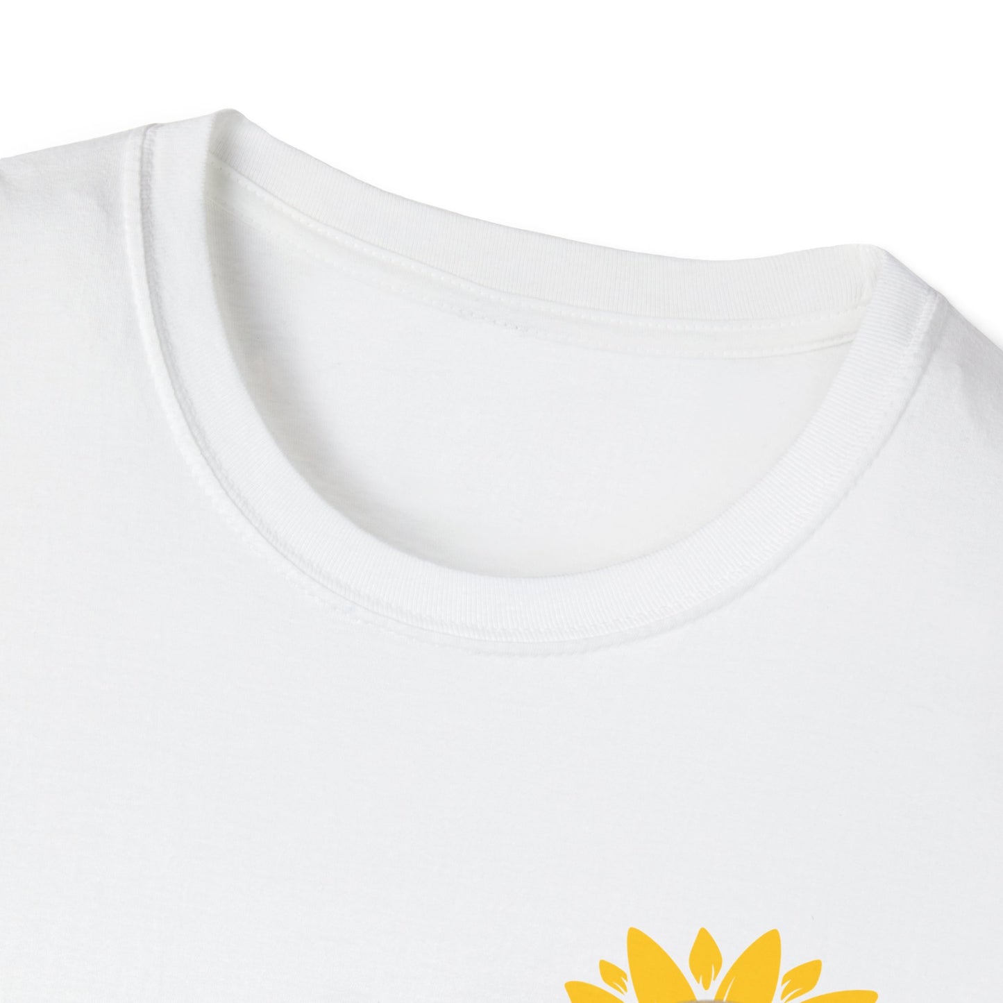 Sunflower Paw Print Good Vibes Unisex T-Shirt