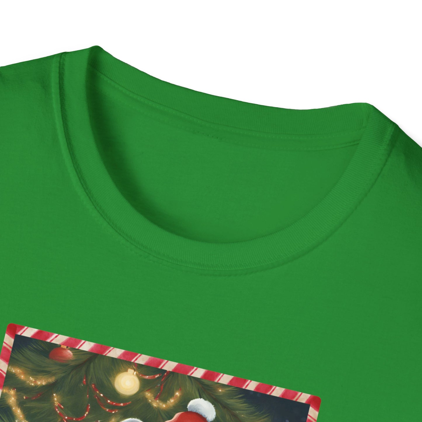 Christmas Mouse Unisex T-Shirt - Not a Creature Was Stirring Design