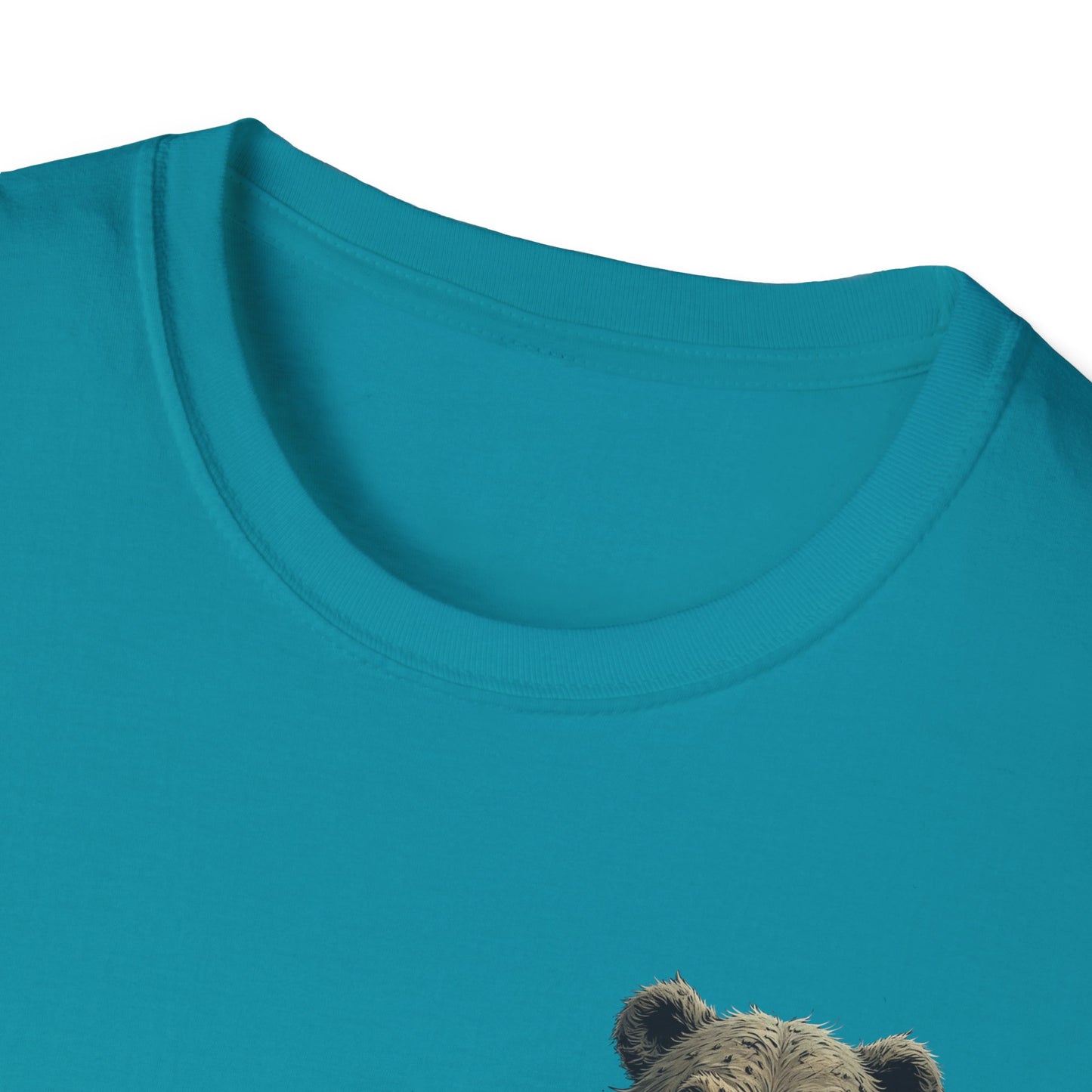 Grin and Bear it Unisex T-Shirt, Ice Cream Cone Design, This Too Shall Pass, Hot Weather Shirt, Funny Graphic Tee