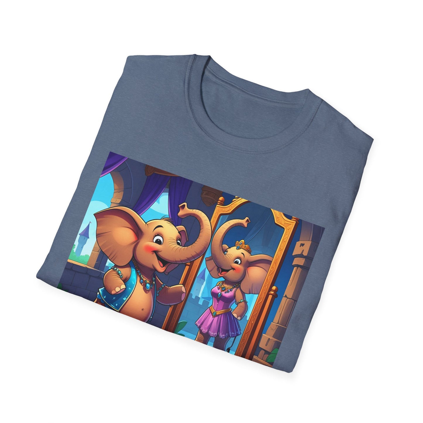 Elephant in the Room T-Shirt - Fun Unisex Softstyle Tee, Inspirational Shirt, Cute Animal Top, Unique Gift for All Ages