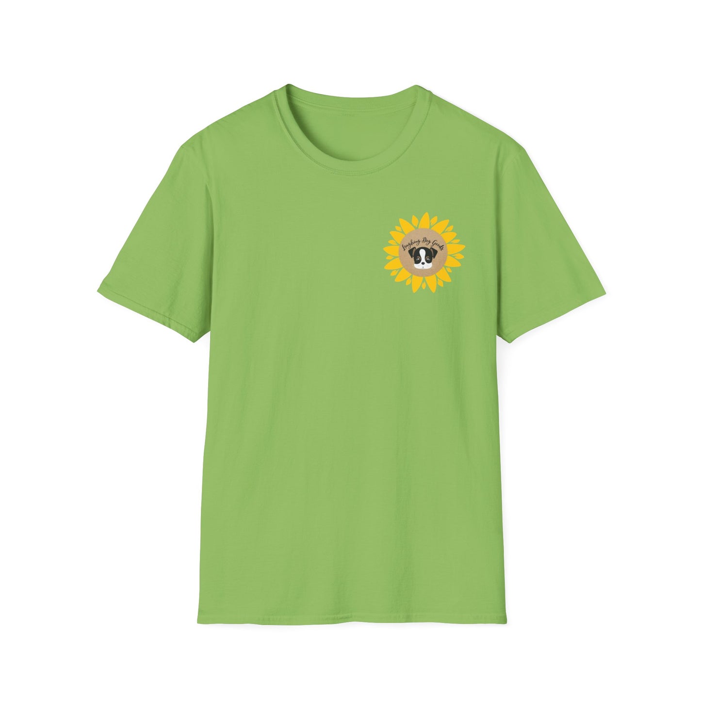 Sunflower Paw Print Good Vibes Unisex T-Shirt