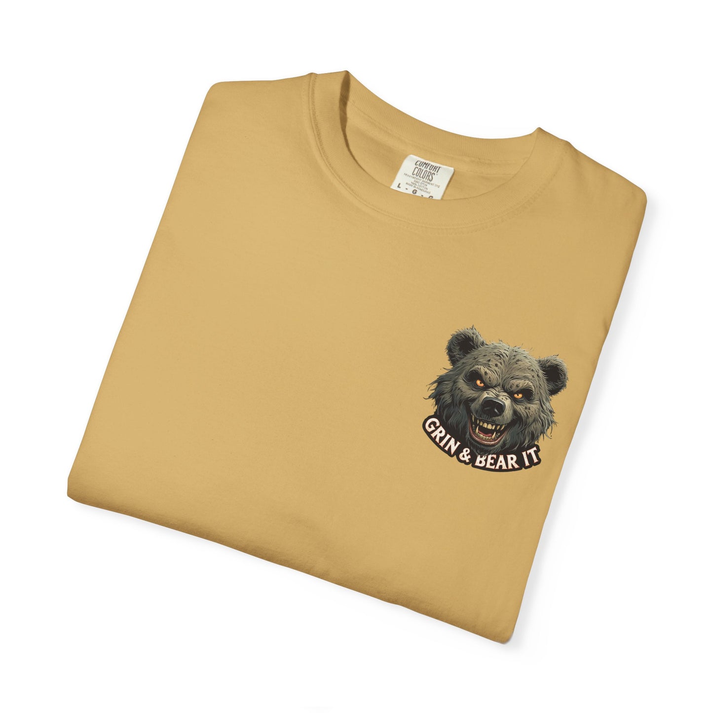 Satirical Stock Market Crash Unisex Tee, Funny Grin & Bear It Tshirt, Financial Crisis Shirt, Market Meltdown Top, Wall Street Humor Gift