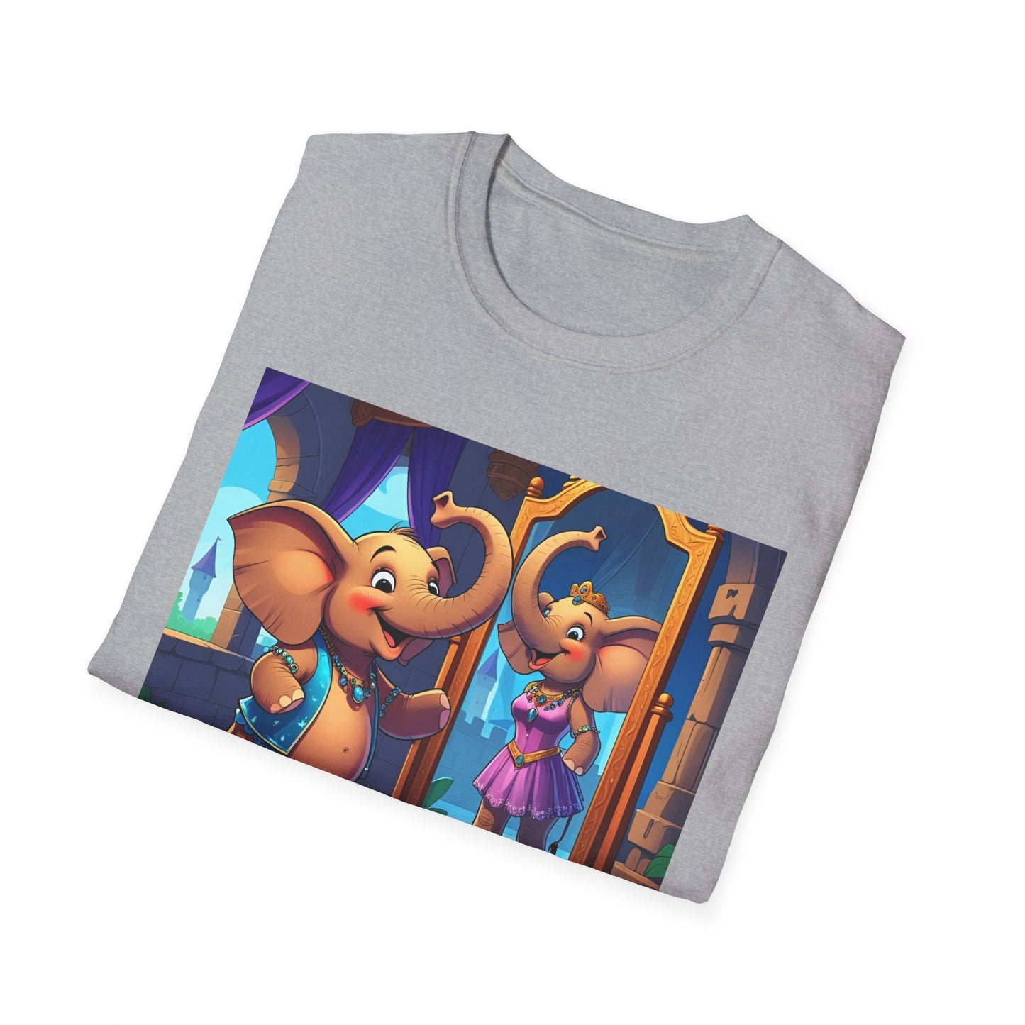 Elephant in the Room T-Shirt - Fun Unisex Softstyle Tee, Inspirational Shirt, Cute Animal Top, Unique Gift for All Ages