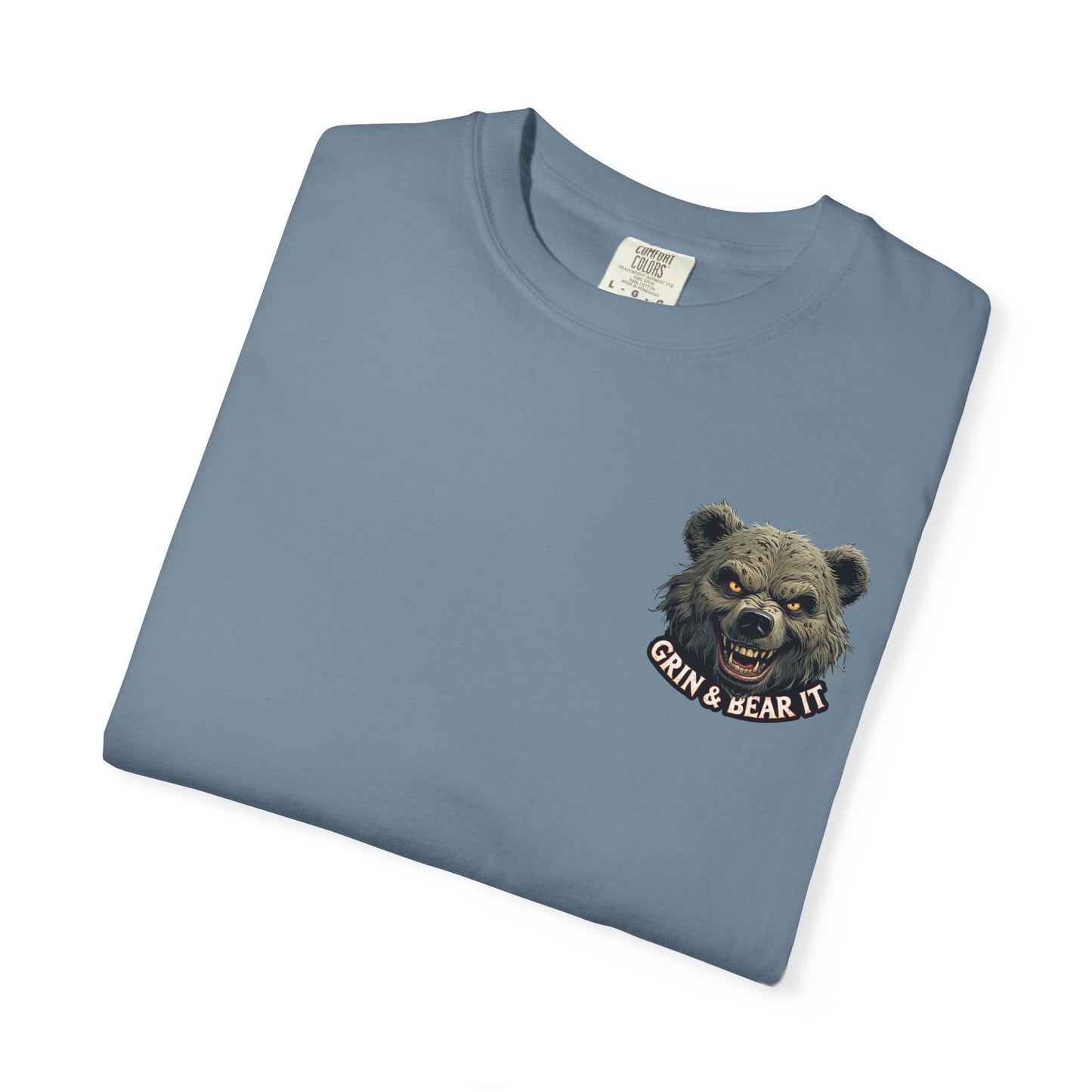 Satirical Stock Market Crash Unisex Tee, Funny Grin & Bear It Tshirt, Financial Crisis Shirt, Market Meltdown Top, Wall Street Humor Gift