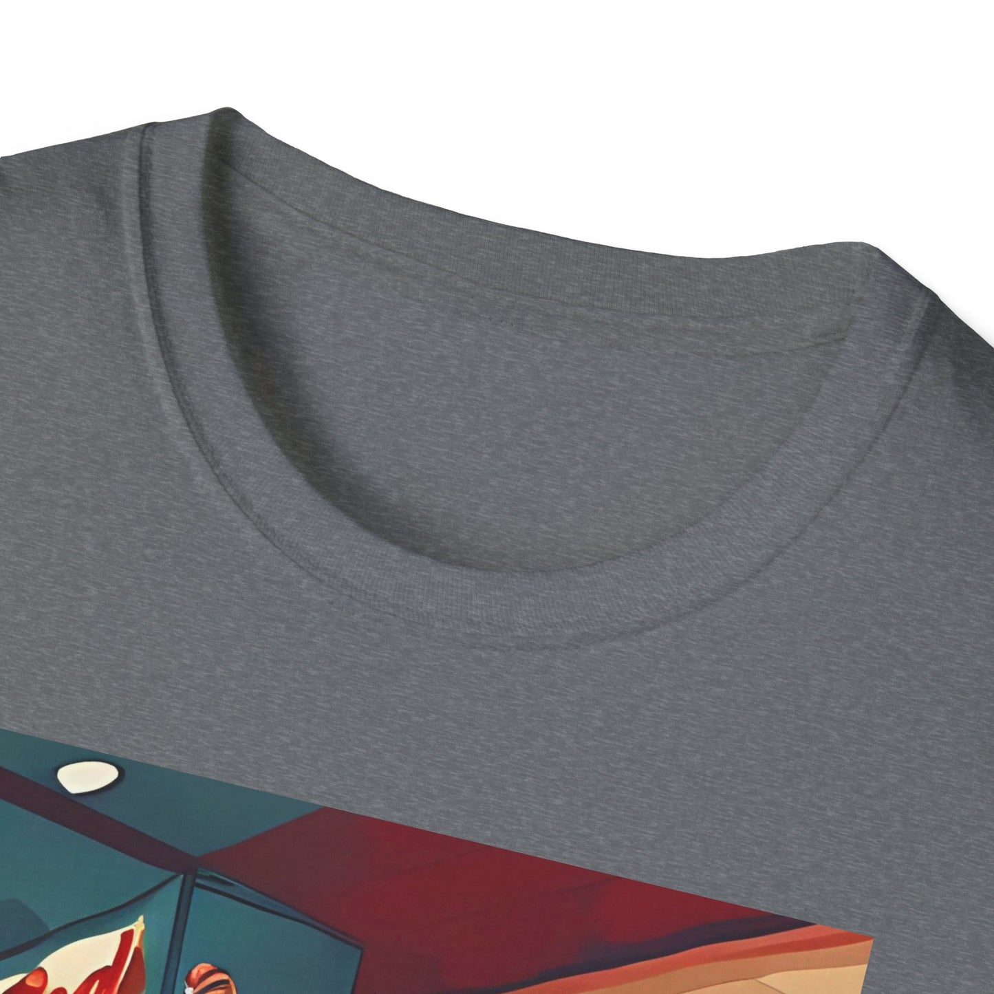 Whimsical Pet Café Unisex T-Shirt, Cute Animal Tee, Gift for Dog Lovers, Fun Casual Wear, Quirky Graphic Shirt, Pet-Themed Apparel