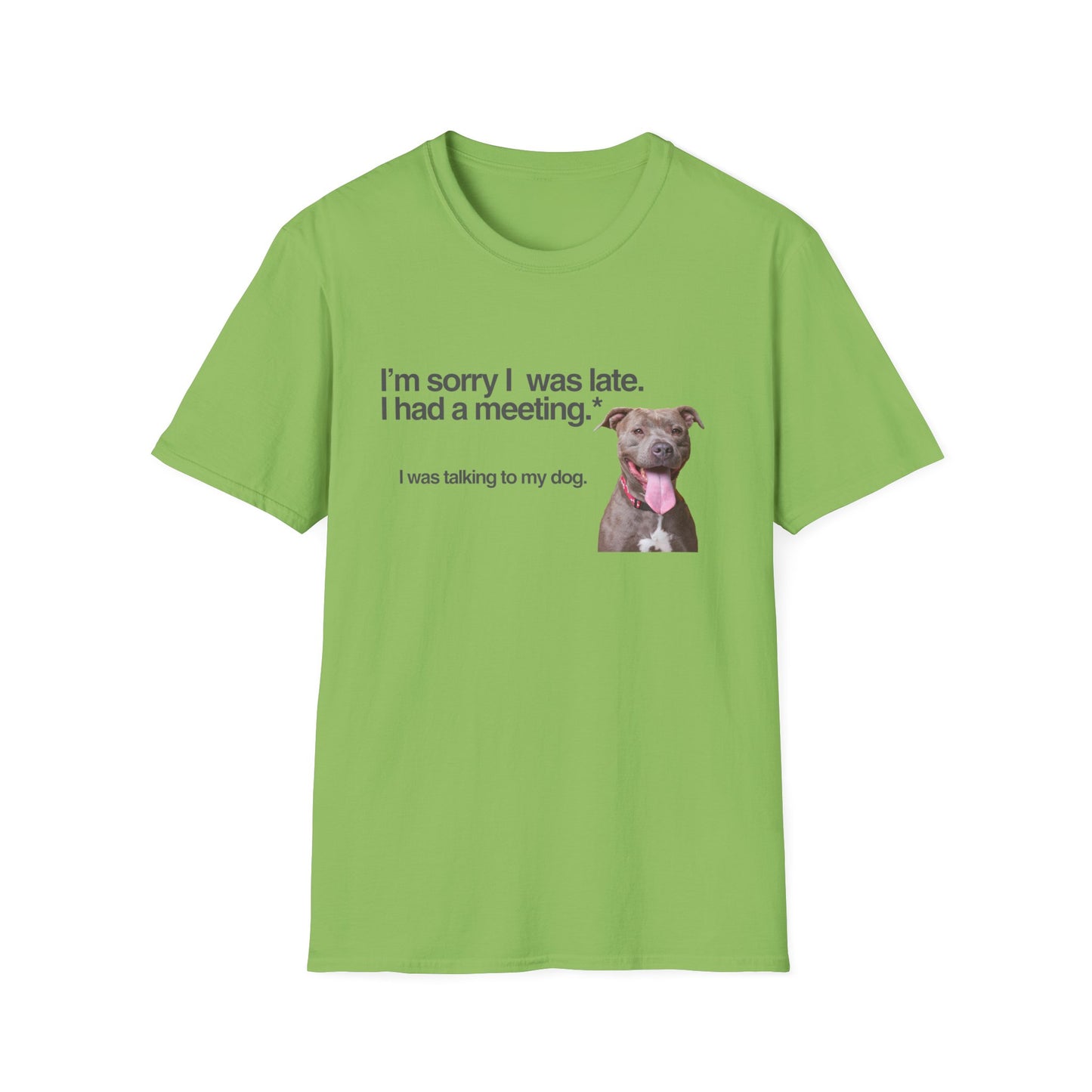 Personalized Dog Meeting Apology T-Shirt