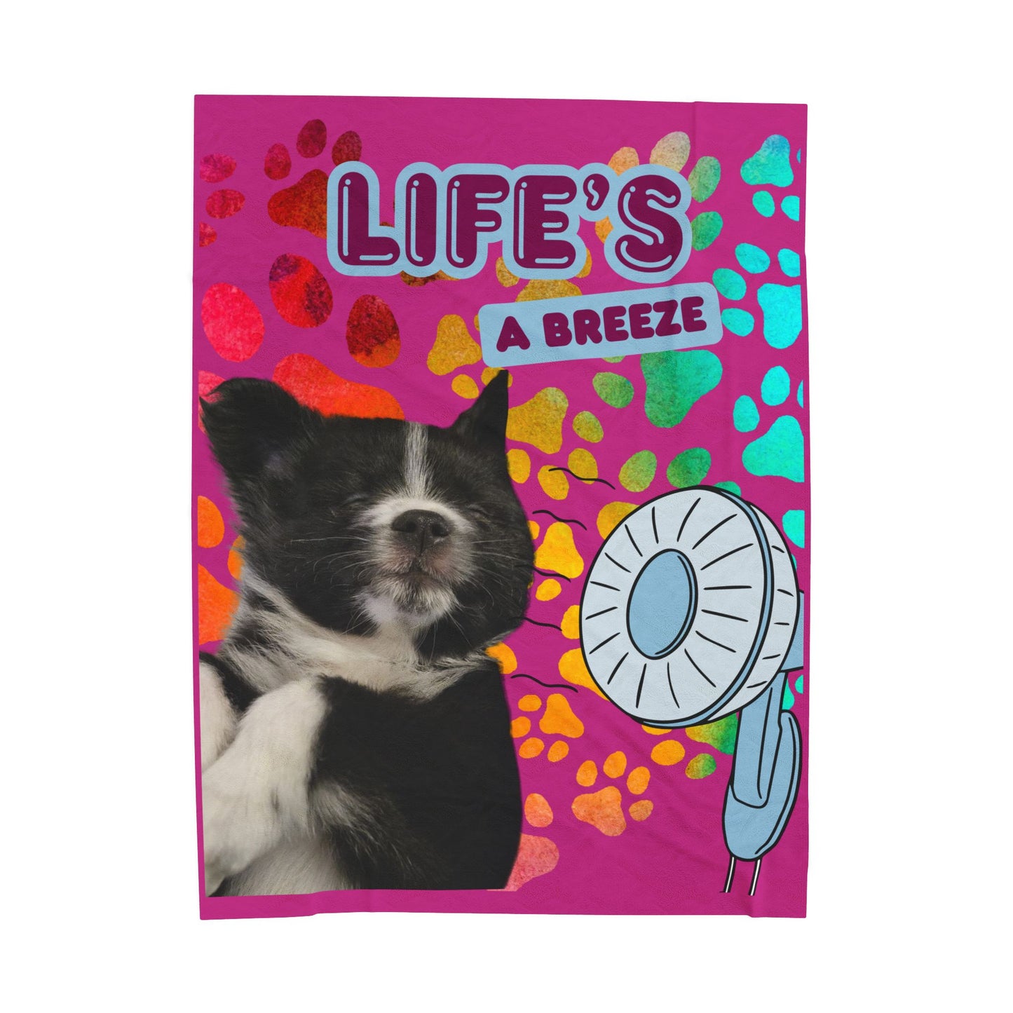 Vibrant Pet-Themed Velveteen Plush Blanket, Cozy Throw for Pet Lovers, Perfect Gift for Birthdays, Relaxing Nights, Home Decor