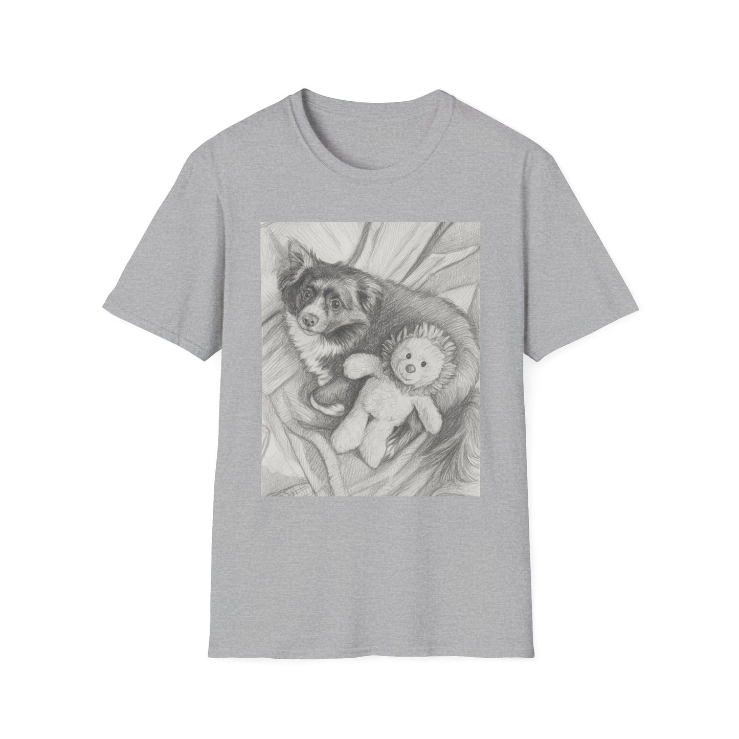 Personalized Custom Pet Sketch T-Shirt