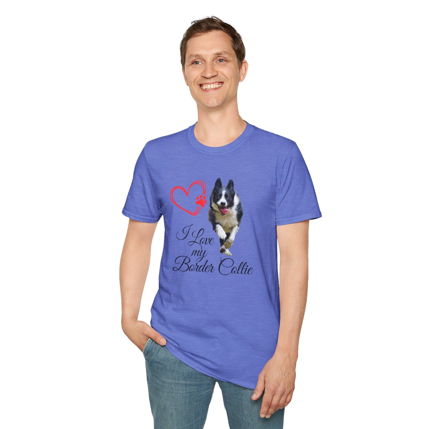 Border Collie lover shirt, border collie lover gift, border collie, gift for border collie owner, Unisex Softstyle T-Shirt