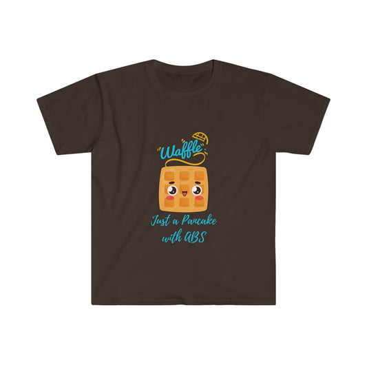 Waffle Lover, Waitress Shirt, Funny Waffle shirt, waffle is a pancake with ABS