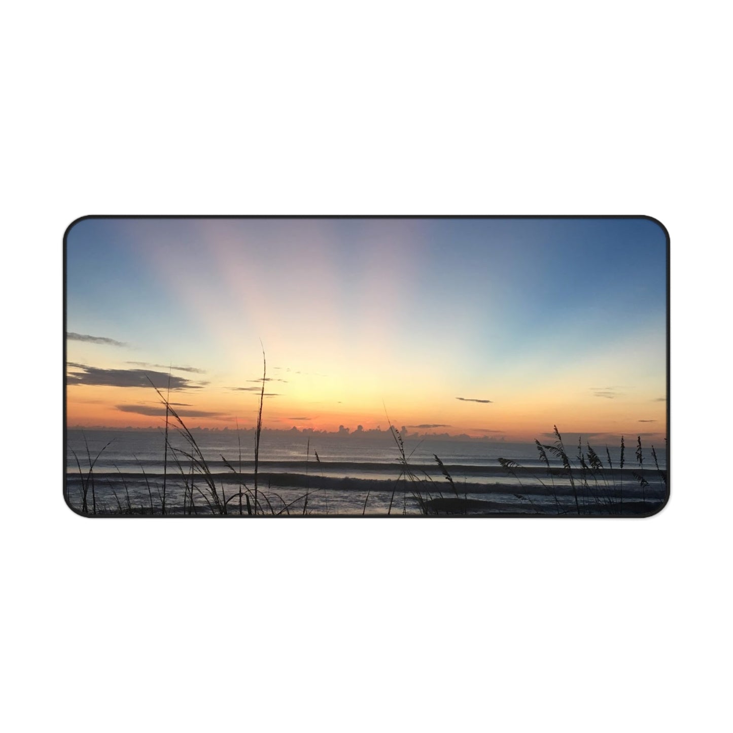 Serene Sunrise Desk Mat, Ocean Themed Desk Pad, Beach Decor, Work From Home Essentials, Gift for Ocean Lovers, Office Accessories