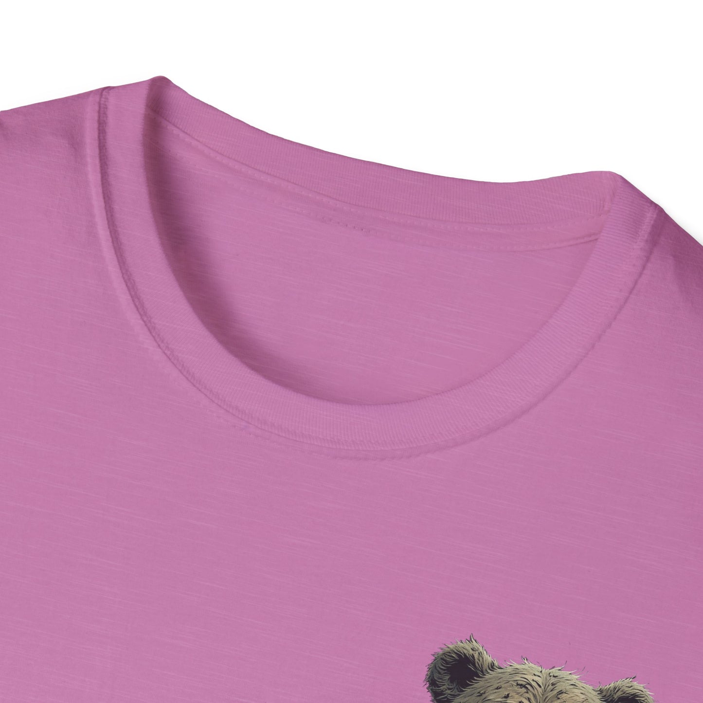 Climate Change Awareness Unisex Softstyle T-Shirt - Grin and Bear it Shirt, Environmental Activist Tee, Save the Planet Top, Nature Lover