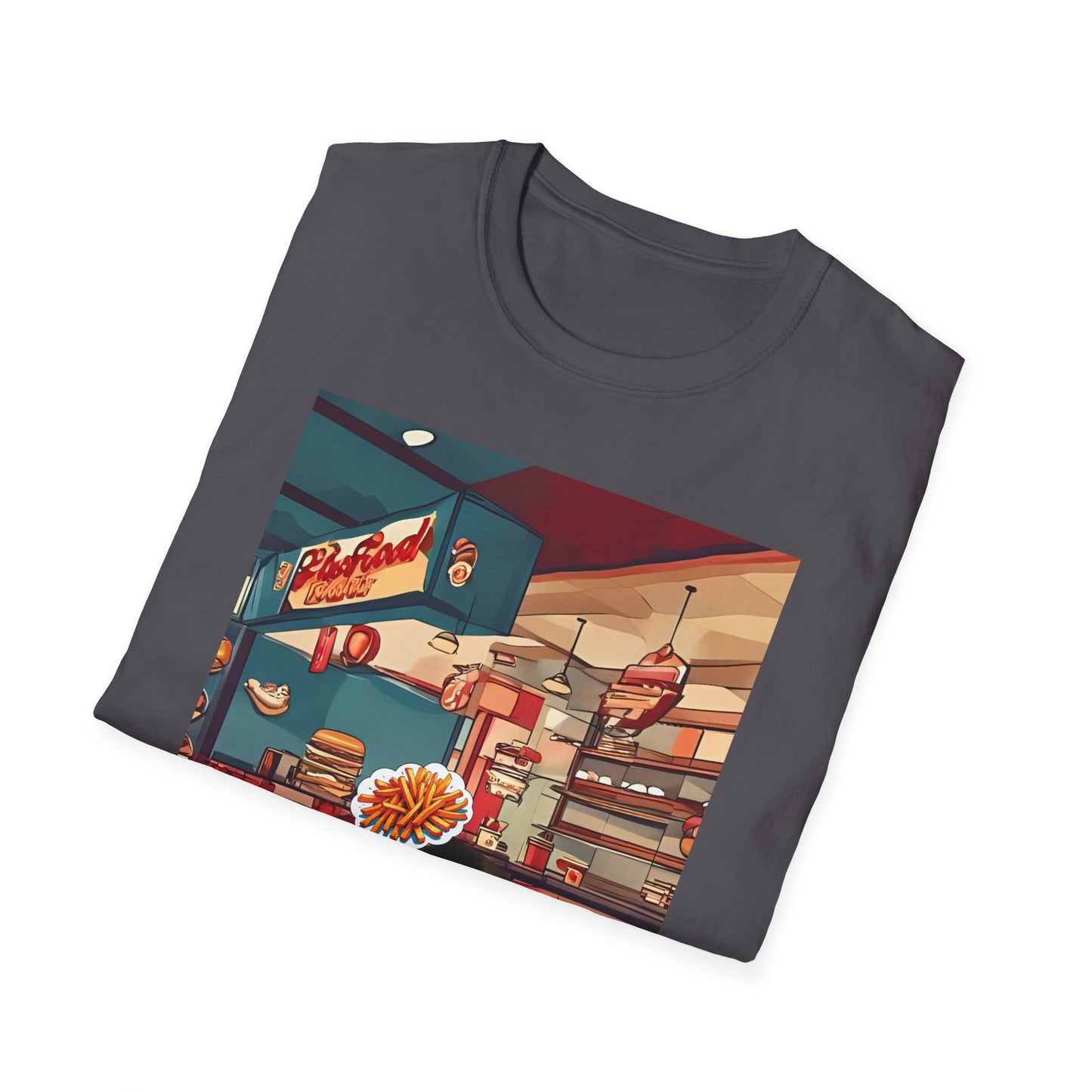 Whimsical Pet Café Unisex T-Shirt, Cute Animal Tee, Gift for Dog Lovers, Fun Casual Wear, Quirky Graphic Shirt, Pet-Themed Apparel