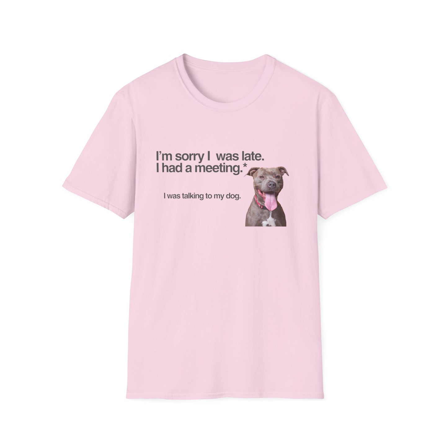 Personalized Dog Meeting Apology T-Shirt